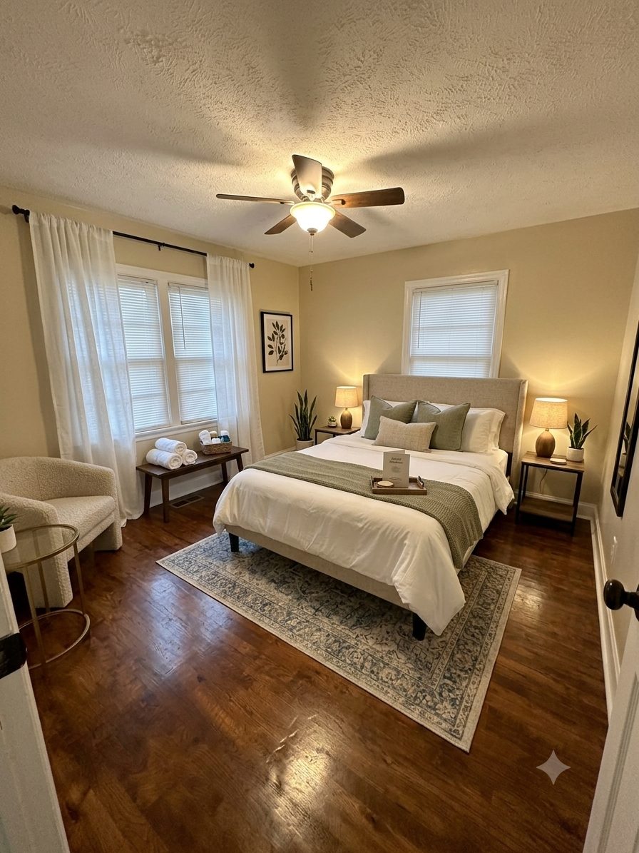 A Stay in Columbus GA bedroom